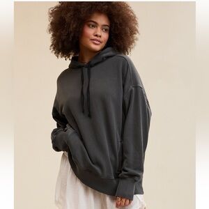 NWT Aerie Travel Hoodie in Smoked Grey